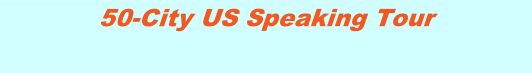 50-City US Speaking Tour